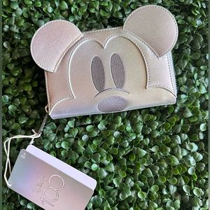 NWT DISNEY100 Platinum Mickey Wallet
